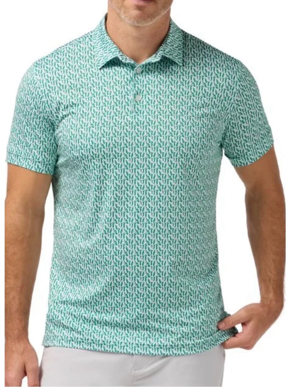 Mizzen+Main Versa SS Polo - Golf Green Swing Short Sleeve Size XL Classic